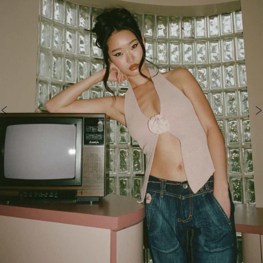 With Jéan Rose Top | Baby Pink